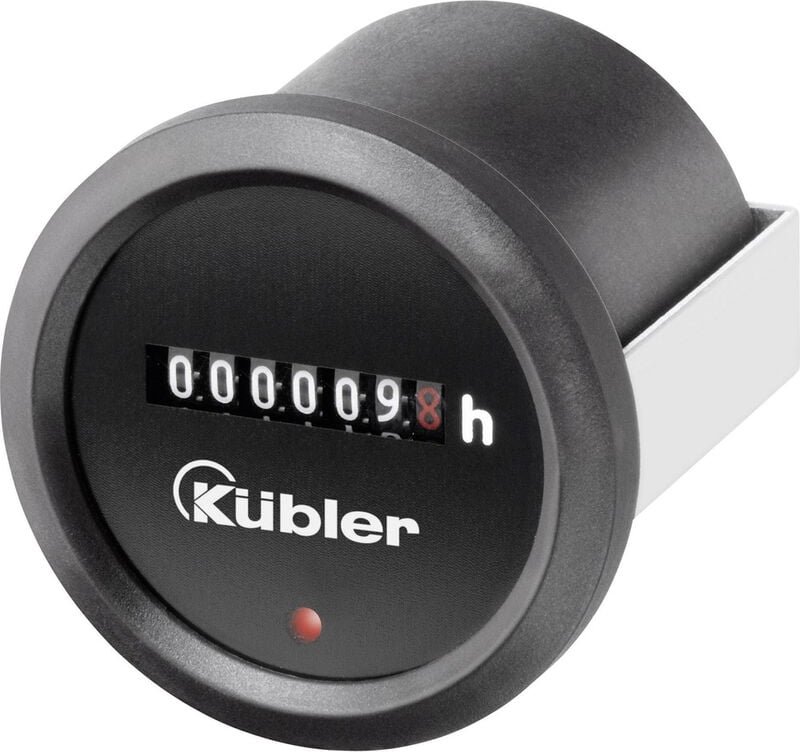 Kübler Automation 3.474.911.373 HR 47 DC Betriebsstundenzähler für runde Fronttafelausschnitte mit L