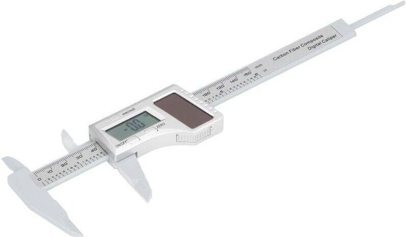 Solar-Kunststoff-Messschieber, 0–150 mm, elektronischer Messschieber mit Digitalanzeige für die Winkelmessung im Ingenie...