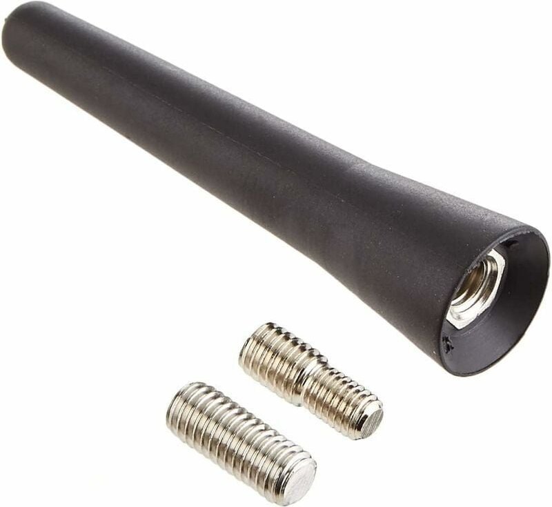 AUTOPARTS 65 mm Universal-Kurze Autoantenne Modifizierte Kohlefaser Stil Schwarz