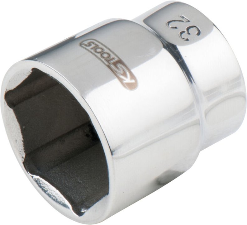 KS Tools EDELSTAHL 3/4" 6kant-Stecknuss, 22mm