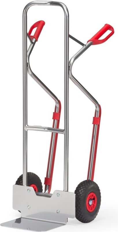 Alu-Stapelkarre, Lufträder 260 x 85 mm, Tragkraft 200 kg - Fetra