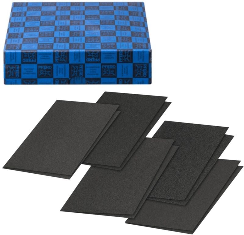 Set bg bl 230X280 a 45098041 Handschleifpapier-Set (l x b) 280 mm x 230 mm 1 Set - Pferd