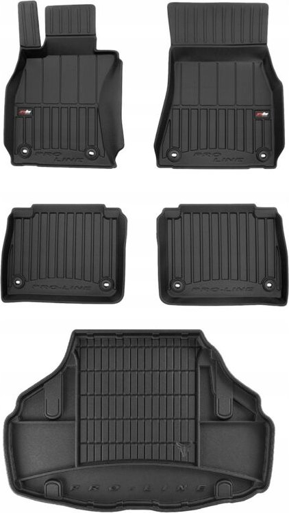 SET 3D Gummifußmatten Lexus LS4 Limousine 2006-2017