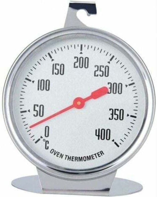 Backofenthermometer, Sofortanzeige, Edelstahlsonde mit Haken – 7 x 9 cm