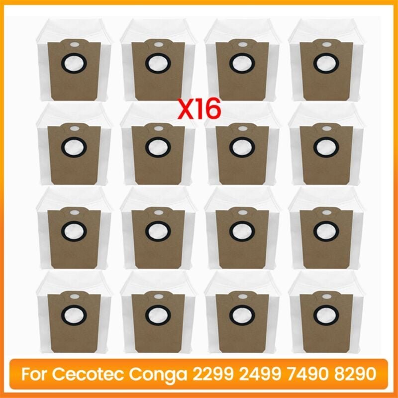 16-teiliges Staubsauger-Staubbeutel-Set zum Austauschen von Zubehör