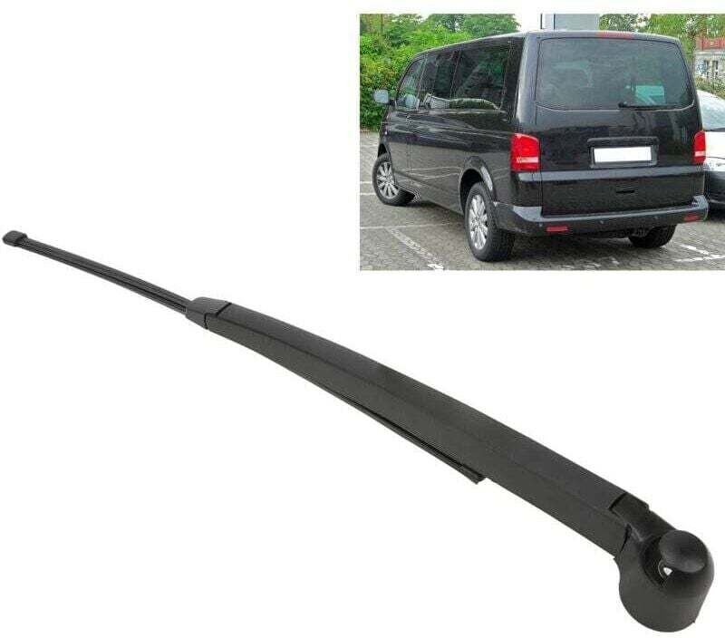 Scheibenwischer-Set, XU, Auto-Kunststoff + Heckscheibenwischerarm + Wischerblatt 7H0955707A Ersatz für T5 Caravelle 2003...