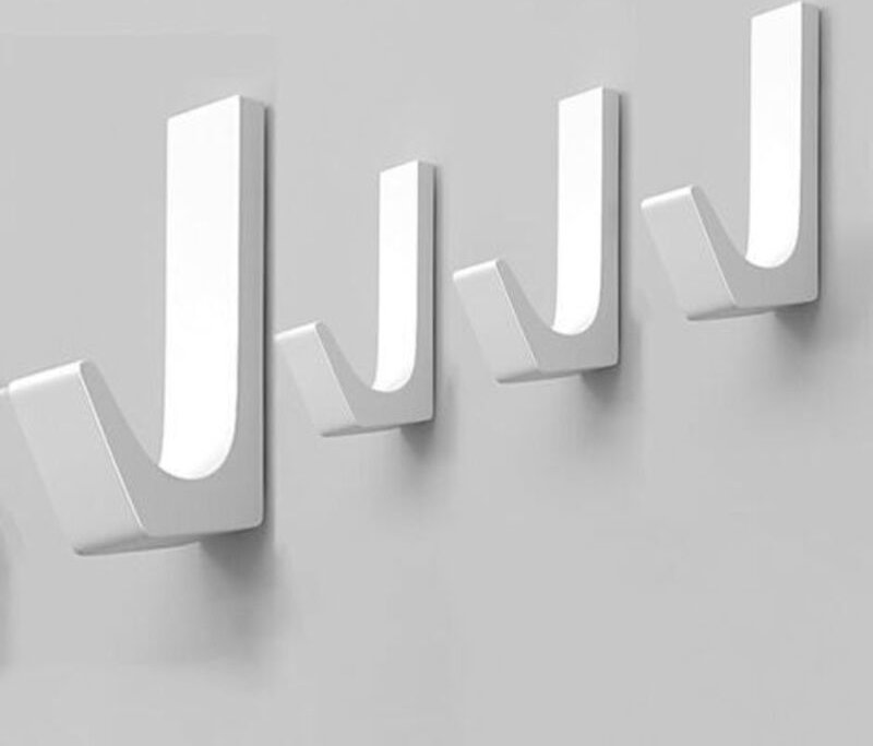 Handtuchhalter ohne Bohren, selbstklebende Wandhaken für Bad, Garderobe, Mäntel, Handtuchhaken, Wandhaken aus