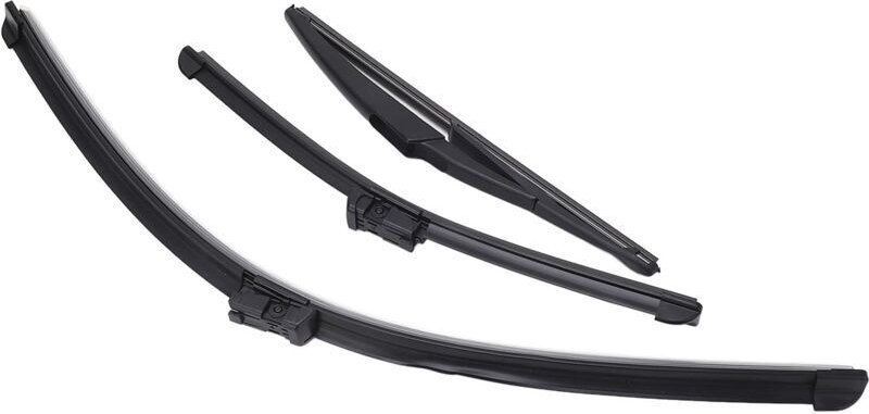 Vtizikl Balais D'essuie-glace Avant et Arrière, Brosses de Pluie en Caoutchouc Souple de Remplacement pour Fiat 500 500C...