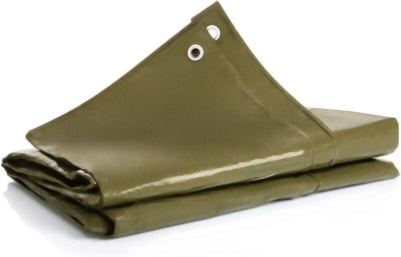 Thumbnail - BigDean Abdeckplane 3x4m 90g/m² wasserdicht – reißfeste Gewebeplane Allzweckplane mit verstärkten Ösen – UV- und witteru...