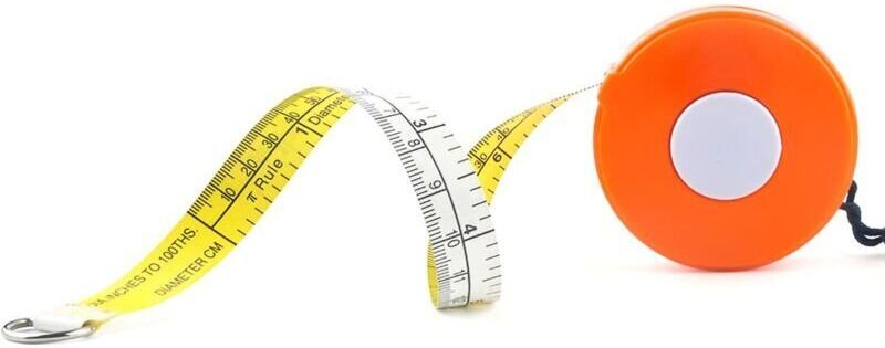 Pi-Maßband mit perfektem Umfang und Durchmesser – imperial und metrisch 1/2