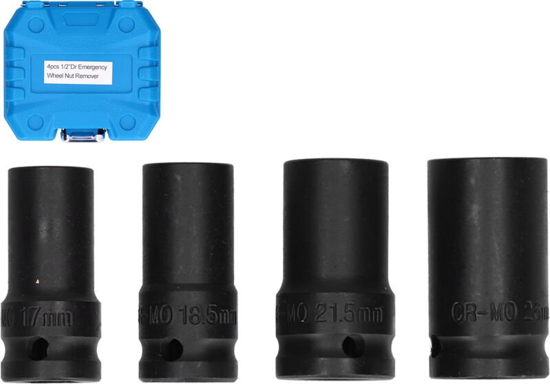 Steckschlüssel zum Lösen von Radmuttern mit Diebstahlsicherung, hochfeste dünnwandige Schlagstecknuss, Kfz-Werkzeug aus ...