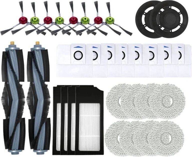 Für T10 / X1 omni Staubbeutel Hepa-Filter Wichtigsten Seite Pinsel
