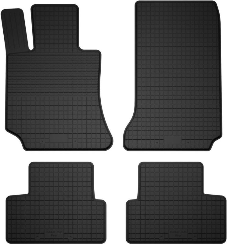 Gummi-Automatten, 4er-Set, Universalmodell: Mercedes C W205 Coupé, Cabriolet (2015-)