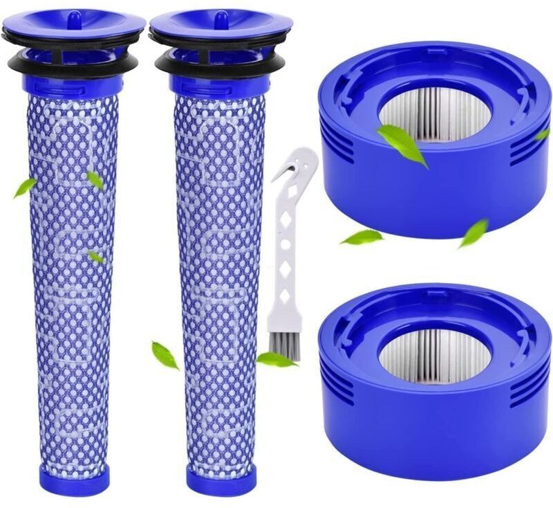 Vtizikl V7 V8 Filtre pour Dyson, 4Pack Filtres de Rechange pour Aspirateurs Dyson V7 V8 Absolute Animal Motorhead Animal...