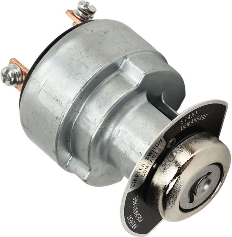 Vtizikl Interrupteur d'allumage 183827, interrupteur à clé de démarreur pour moteur Kubota D722 D902 D1005 D1105 D1305 V...