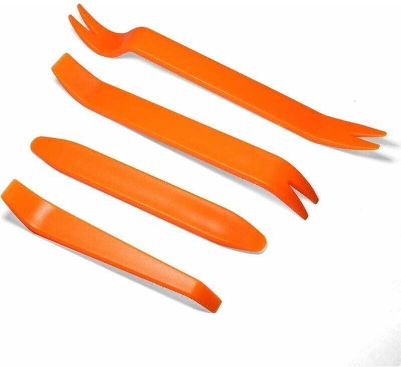 Werkzeugset zum Ausbau von Autoradios und Lüftungsdüsen, 4-in-1-Werkzeugset zum Ausbau der Innenraum-Wippschalter für di...