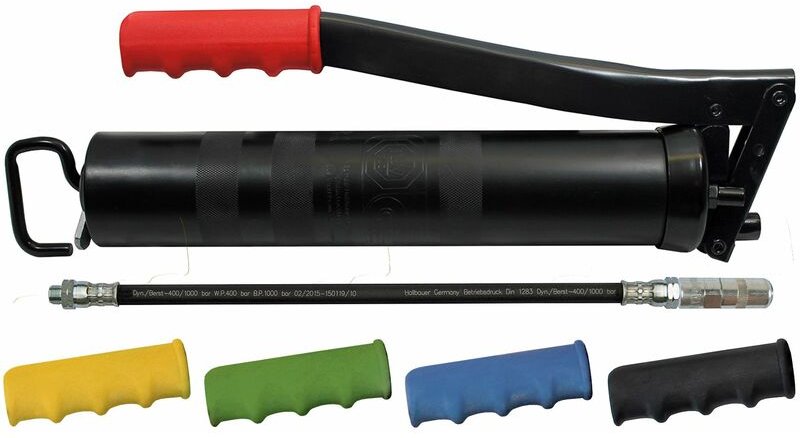 Samoa-hallbauer - Profi-Handhebelfettpresse x-tra 701 Colour 400g Fettkartuschen