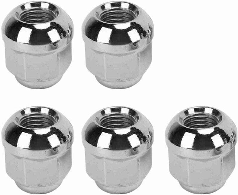 Satz mit 5 Radmuttern 90304SA5013 12 mm x 1,5 mm Stahl, kurz, Ersatz für Acura CL EL ILX INTEGRA