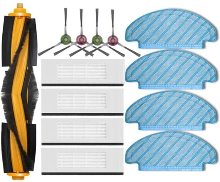 Für N8/N8+ Pro Hauptseitenbürste Hepa-Filter Mopplappen