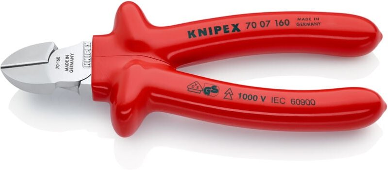 Seitenschneider L.160mm tauchisol. Knipex