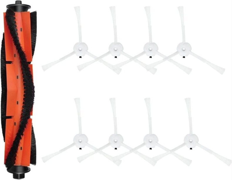Ersatz für W2 Selbstreinigende und Entleerende Roboter-Staubsaugerteile Roller Hauptbürste Seite
