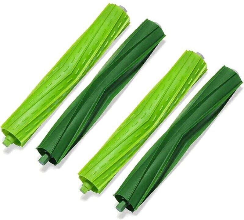 Set mit 2 Mehrzweck-Gummiwalzenbürsten für iRobot Roomba I & E Serie I7 Plus I7+ E5 E6 Staubsauger