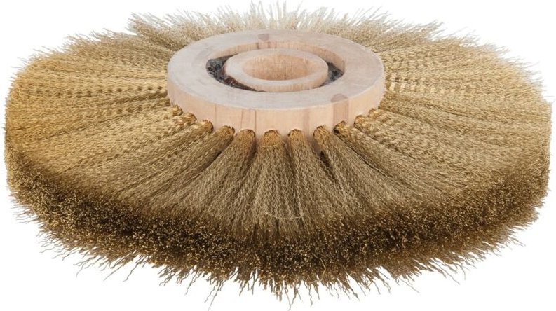 Ks Tools BRONZEplus Rundbürste, Zinnbronzedraht, gewellt, ø 150 mm