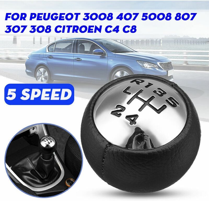 5-Gang-Schaltknauf für Peugeot 3008407 5008807307308 Citroen C4