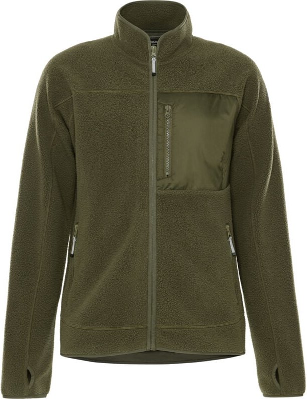 FRISTADS 300892-741 Argon Micro Webpelz-Fleecejacke Damen Gr.XL Army Grün hell