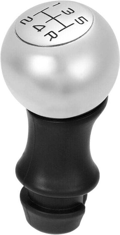 Chrom-Schaltknauf, manueller Kopfhebeladapter, 5-Gang-Getriebe für Peugeot 307, Silber