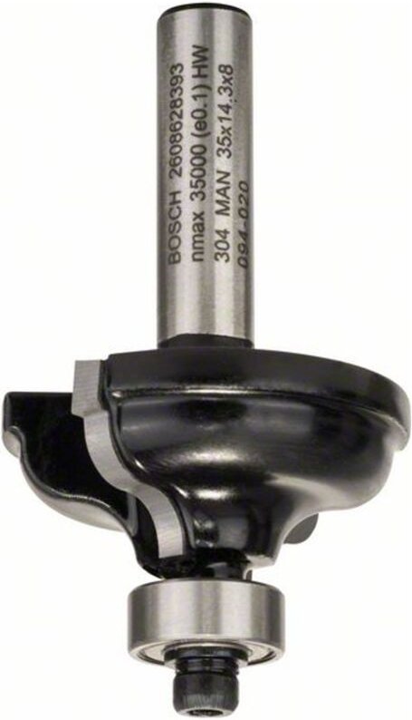 PROFILfräser a 8 mm, R1 4,8 mm, b 11 mm, l 14,3 mm, g 57 mm - Bosch