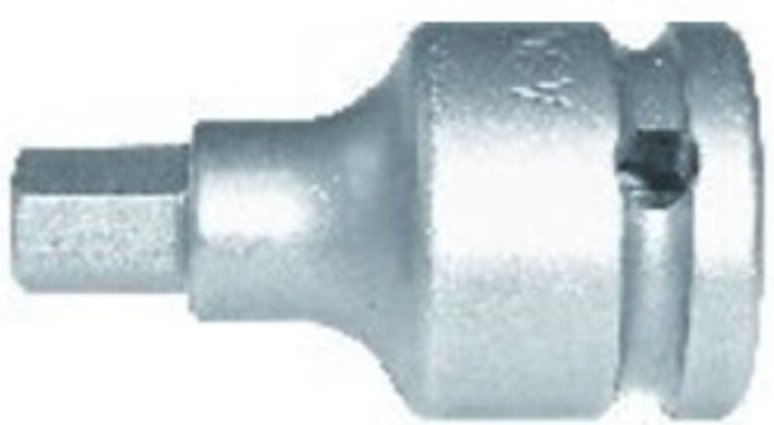 ASW - Kraftschraubersteckschlüsseleinsatz 725 1/2 ″ Innensechskant Schlüsselweite 10 mm Länge 55 mm