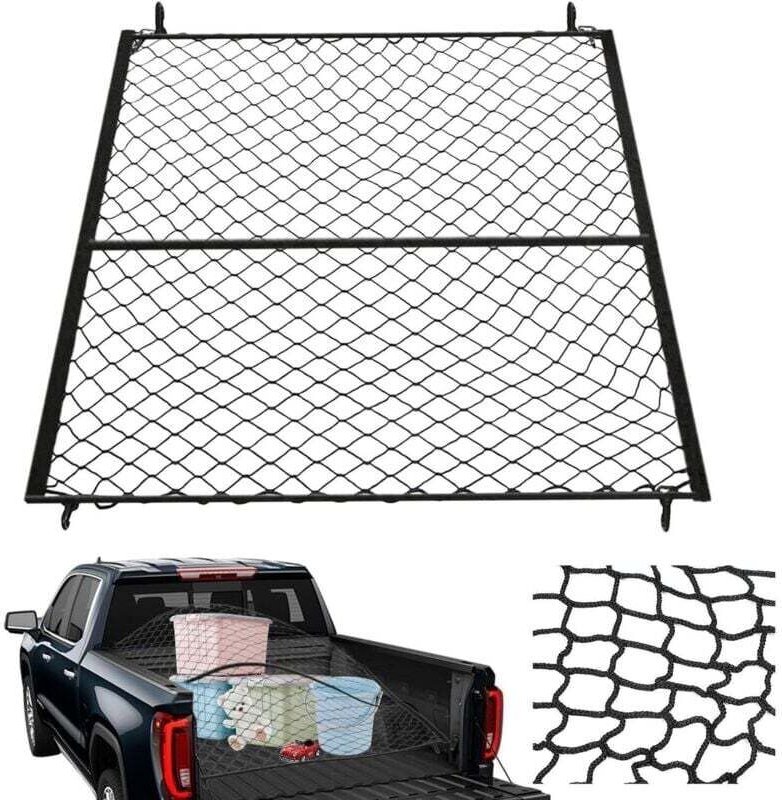 Anhängernetz, Staunetz für Wohnmobile, geeignet für alltägliche leichte LKW-Ladungen, 1,1 x 1,2 m, erweiterbar auf bis z...