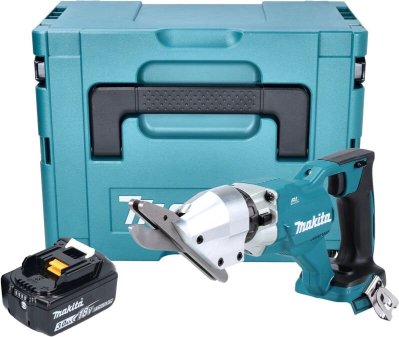 Makita DJS 800 F1J Akku Faserzementschere 18 V Brushless + 1x Akku 3,0 Ah + Makpac - ohne Ladegerät