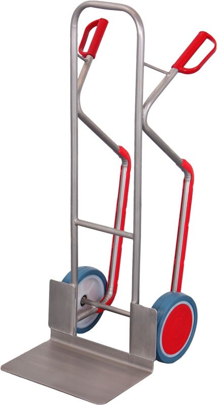 VARIOfit Robuste Edelstahl-Schubkarre mit Luftbereifung