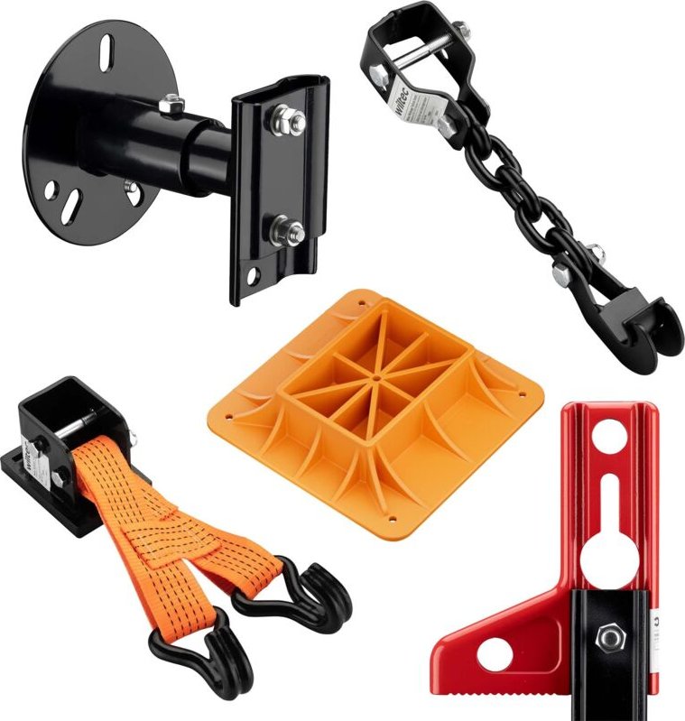 Wiltec Farm Jack – Allzweck-Set für Gelände, Wagenheber bis 3000 kg mit Stützplatte, Radhalterung, Stoßstangen-Adapter, ...