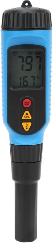 PH-Testerstift, ABS, hochpräzises tragbares PH-Meter mit LCD-Display für Brot, Fleisch, Obst