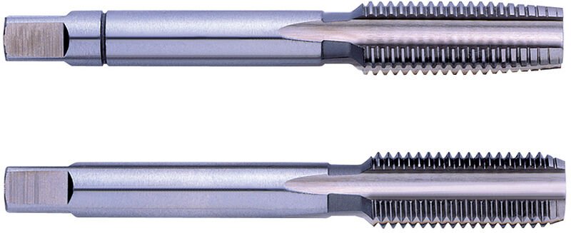 Eventus by Exact 10112 Handgewindebohrer-Set 2teilig metrisch fein Mf10 1 mm Rechtsschneidend din 2