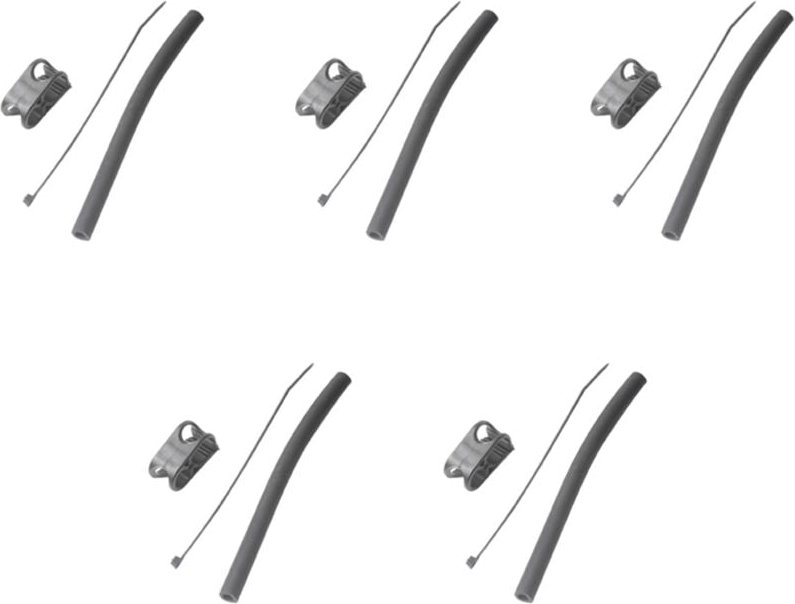 5X Robuster Nylon Kiteboard Kitesurf Kite Einpumpen Ventil Klemmen Zahn Rad Satz Zubehör Drachen und -Klemme