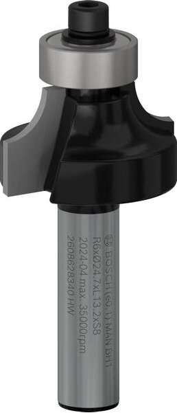 Bosch PRO Abrundfräser, 8 mm, R1 6 mm, L 13,2 mm, G 53 mm