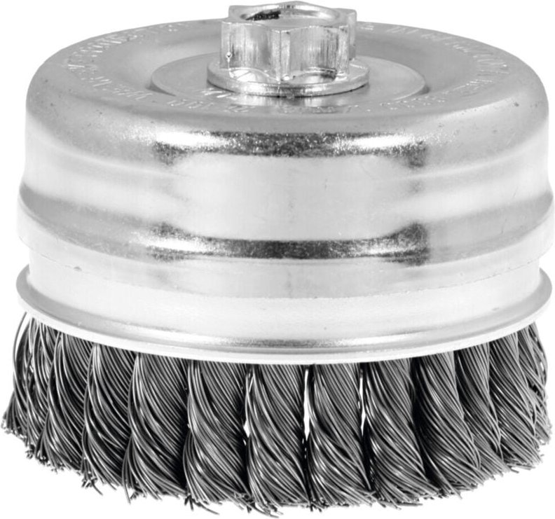 Lessmann ® - Lessmann Topfbürste Stahldraht 0,50 mm, Bürsten-⌀xGewinde: 125XM14 mm