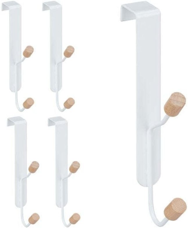 Double door hooks set of 5