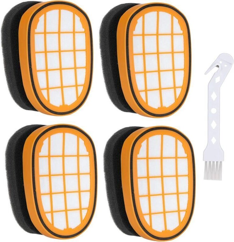 4er-Pack Ersatzfilter FC5005/01, kompatibel mit Philips XC7042, XC8347, XC8147, FC6812, FC6813, FC6822, FC6823, SpeedPro...