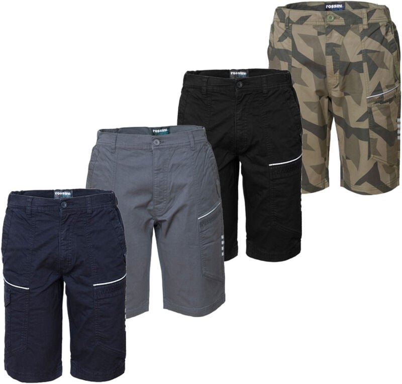 Rossini R-Stretch-Arbeitsshorts - XXXL - Grau