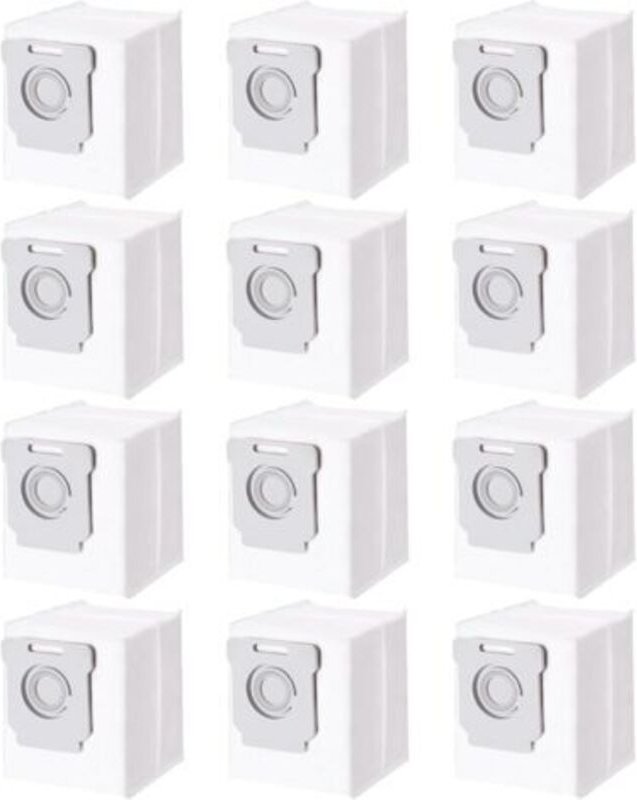 12 Staubsaugerbeutel für iRobot Roomba i7 i7+ i3 i3+ i4 i4+ i6 i6+ j7 j7+ i8 i8+S9 S9+ E5 E6 E7, Staubbeutel Zubehör für...