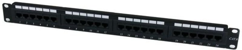 StarTech.com Patchpanel Cat 6 24 Port 1 HE zur Rack-Montage