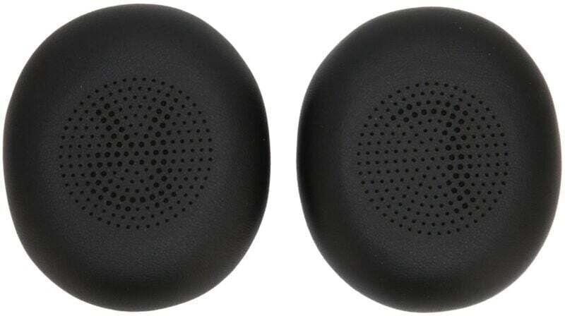 Professionelle Ohrpolster aus Proteinleder für Jabra ELITE 45h Evolve2 65 MS UC Headset, Schwarz