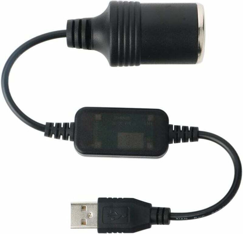 Usb a Stecker auf Buchse Zigarettenanzünderkabel Konverter 12V, Auto Buchse Konverter, Auto Zigarettenanzünderbuchse für...