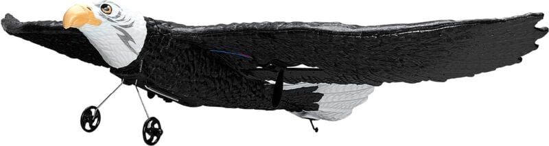 Mophorn RC-Flugzeug – 2,4 GHz, 2 Kanäle, 6-Achsen-Gyro, 2 Batterien, ferngesteuertes Segelflugzeug in Adlerform, leicht ...