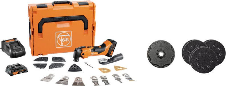 Fein AMM 500 PLUS CE-Set 71293868000 Akku-Multifunktionswerkzeug inkl. 2. Akku, inkl. Ladegerät, mi